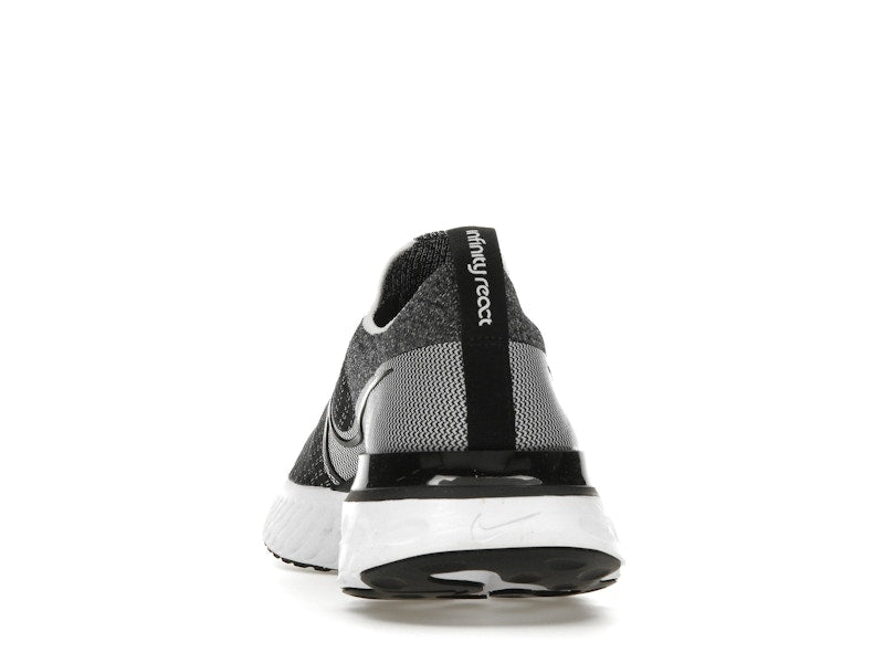 Nike React Infinity Run Flyknit Black White (Women's)