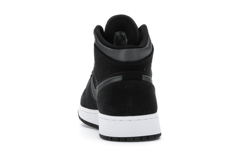 Jordan 1 Mid White Black Grey (GS)