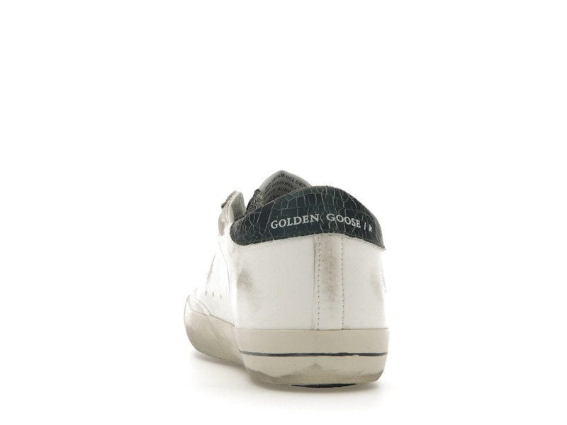 Golden Goose Super-Star Glitter Cream Silver (Women's)