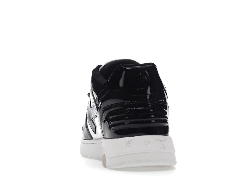 OFF-WHITE Out Of Office OOO Low Tops Patent Black White