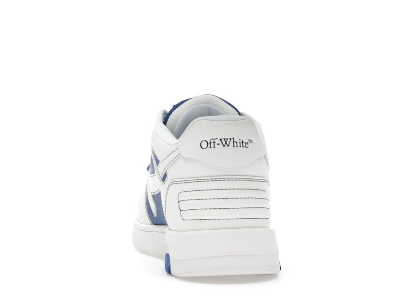 OFF-WHITE Out Of Office OOO Low Tops White Dark Blue