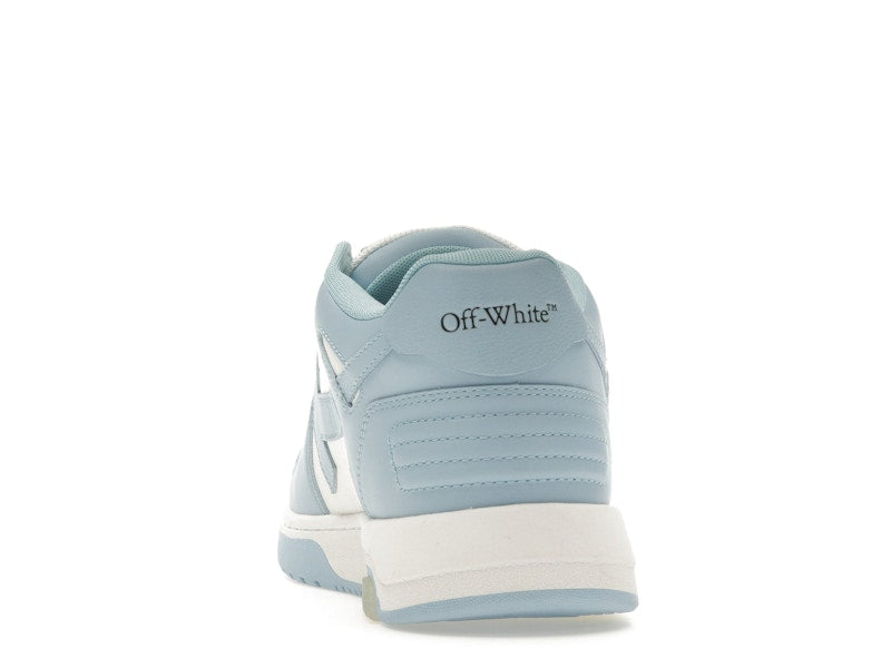 OFF-WHITE OOO Low Out Of Office Calf Leather White Light Blue