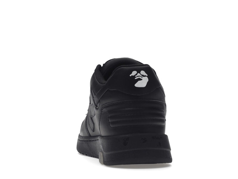 OFF-WHITE Out Of Office OOO "For Walking" Low Tops Black White