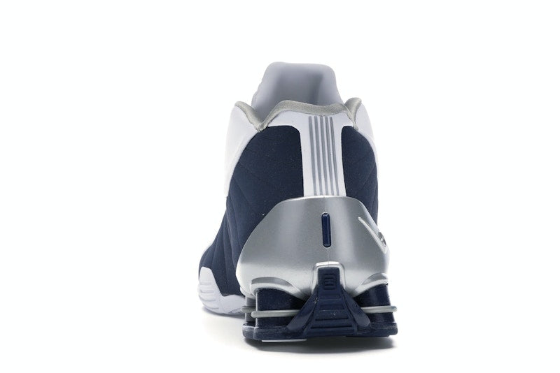 Nike Shox BB4 White Silver Navy