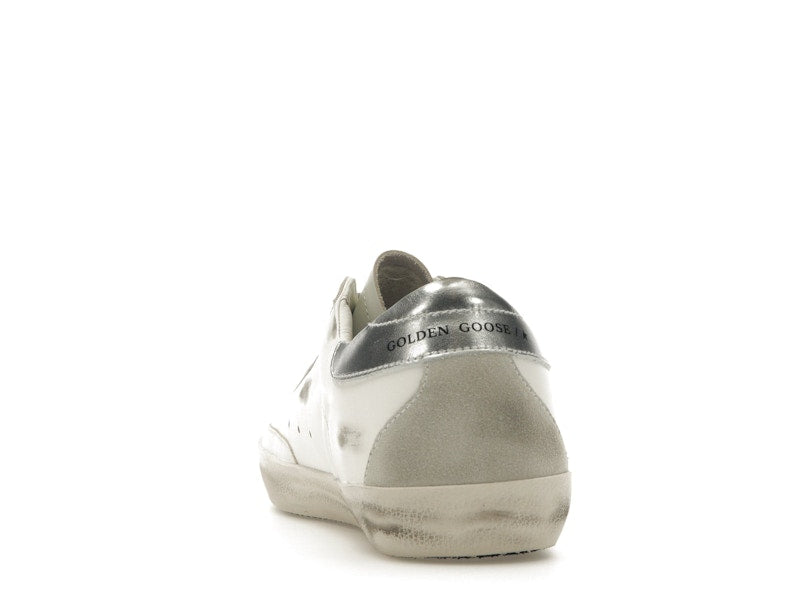 Golden Goose Super-Star White Silver