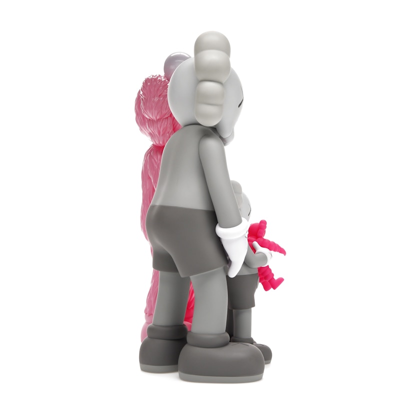 KAWS Family Vinyl Figures Grey/Pink