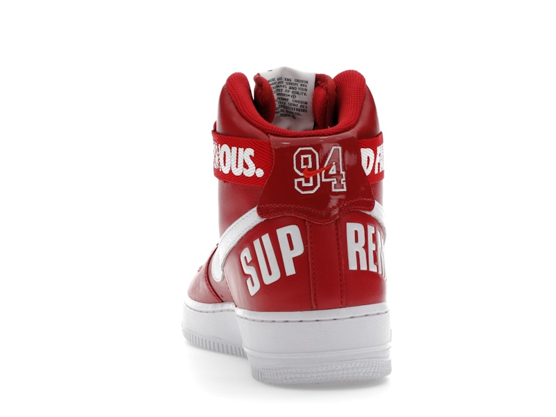 Nike Air Force 1 High Supreme World Famous Red