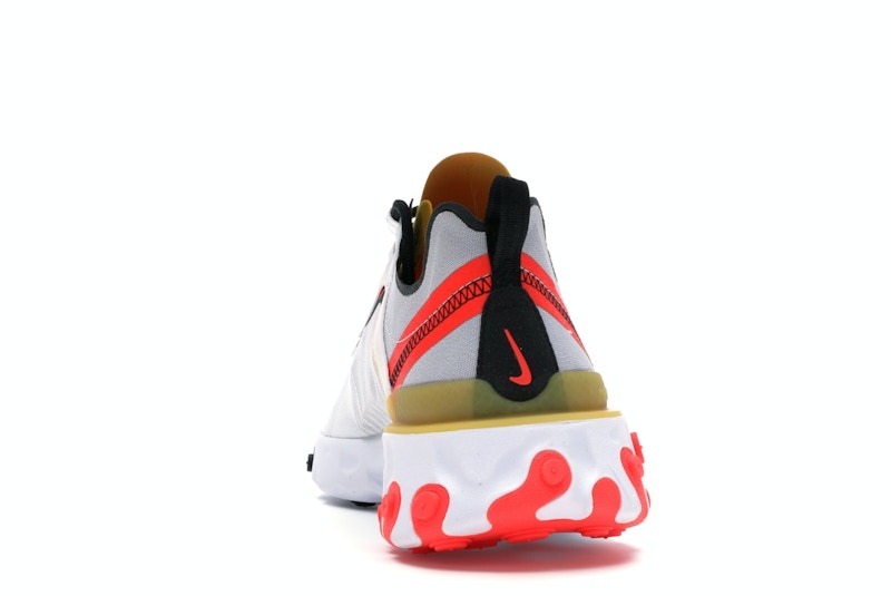 Nike React Element 55 White Black Crimson Gold