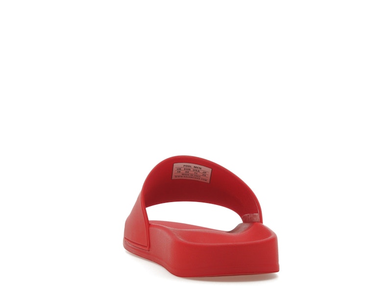 Balenciaga Pool Slide Red White