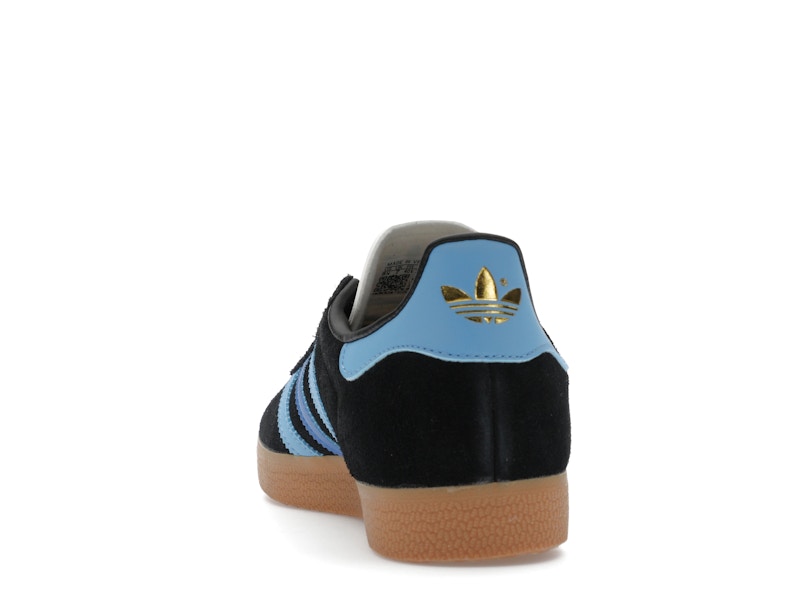 adidas Gazelle Black Light Blue (Women's)