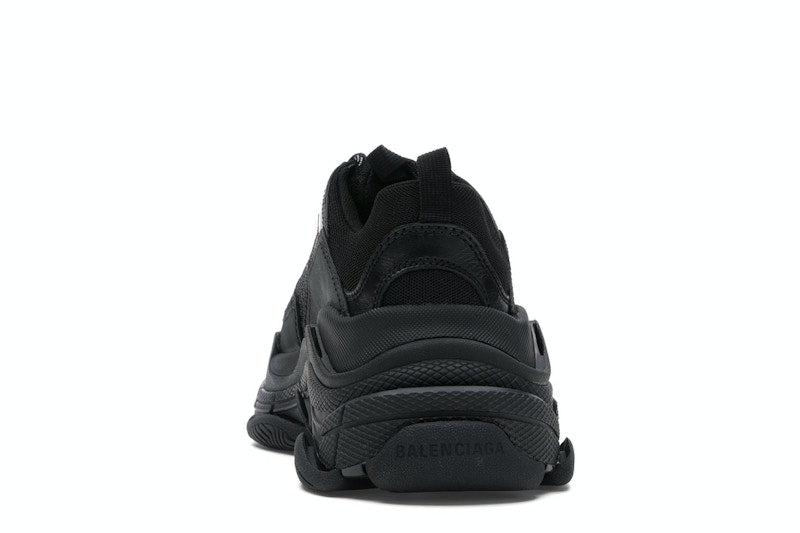 Balenciaga Triple S Triple Black (2018) Reissue Nondistressed (Women's)