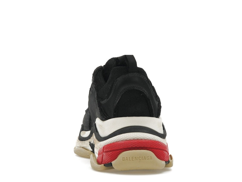 Balenciaga Triple S DIY Black Red White