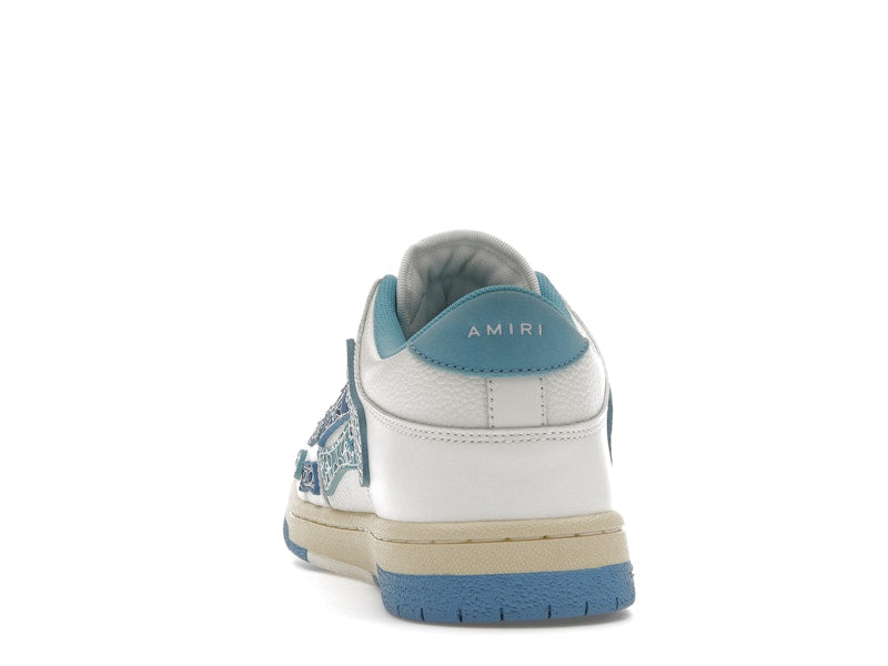 AMIRI Skel Top Low Bandana White Light Blue