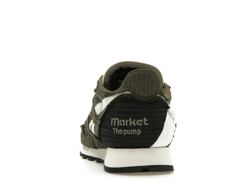 Reebok Classic Leather Pump Market Army Green