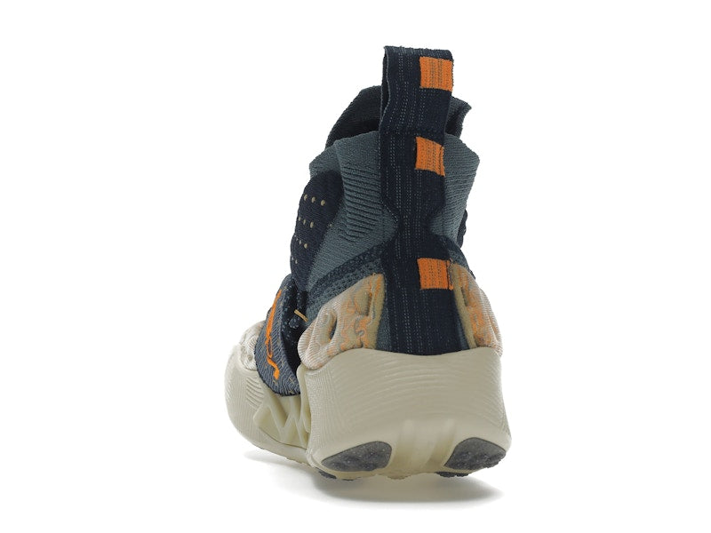Nike ISPA Sense Flyknit Mineral Slate Magma Orange