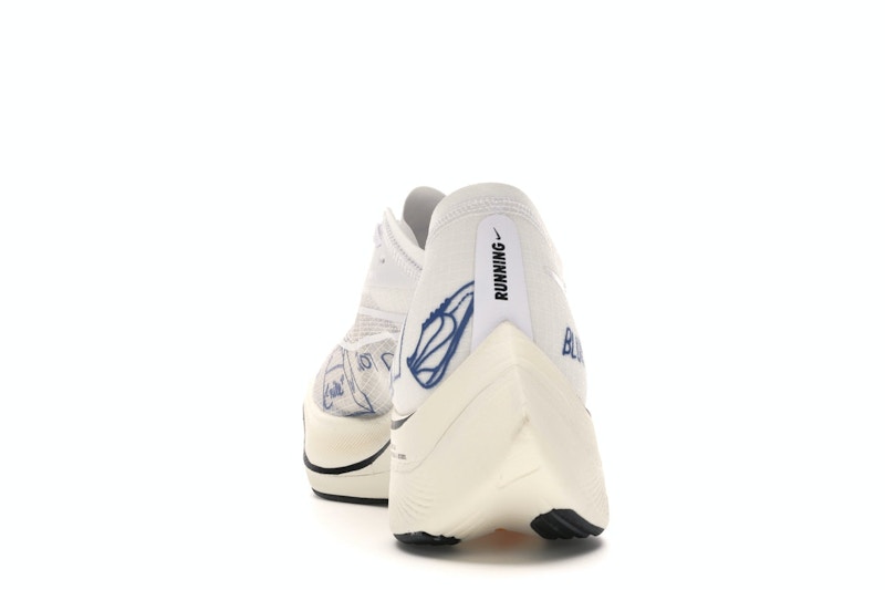 Nike ZoomX Vaporfly Next% Blue Ribbon Sports White