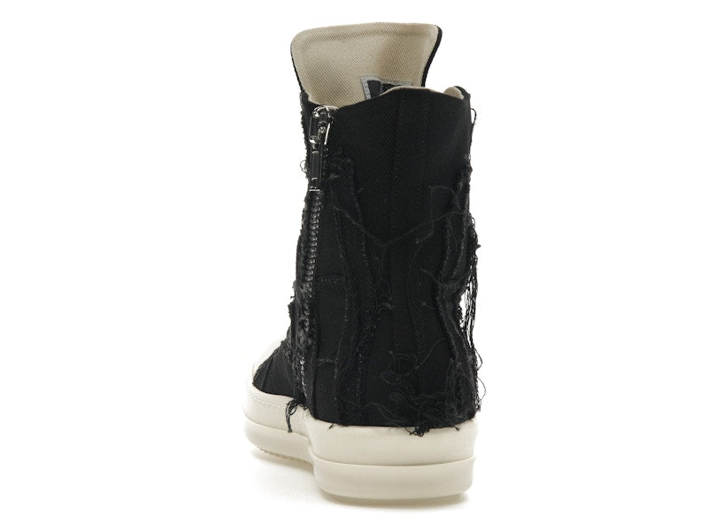 Rick Owens DRKSHDW Slashed Sneaks Black Milk
