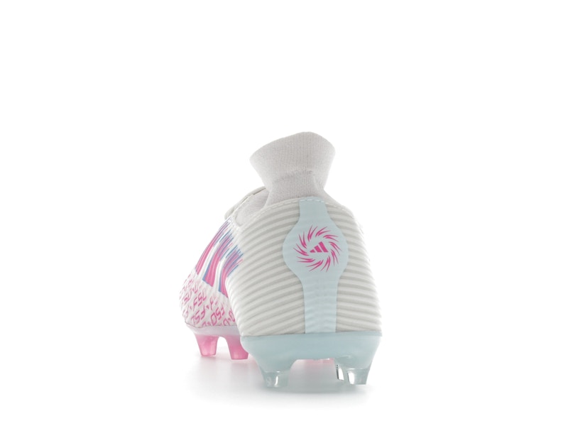 adidas F50 League Mid-Cut FG/AG Sparkfusion White Lucid Pink (Women's)