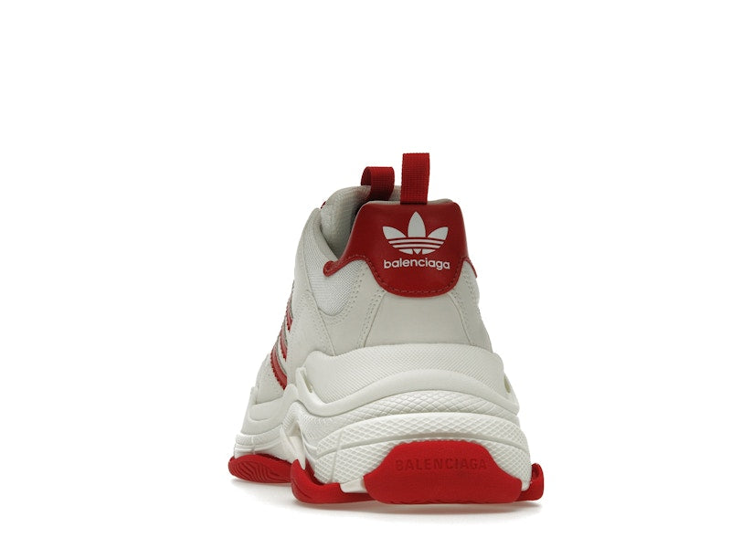 Balenciaga x adidas Triple S White Red