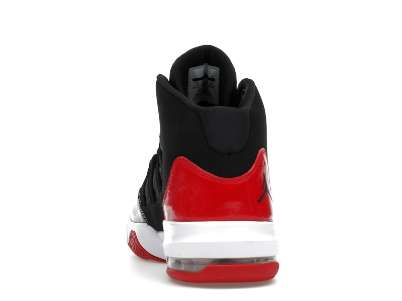 Jordan Max Aura Black Red Patent
