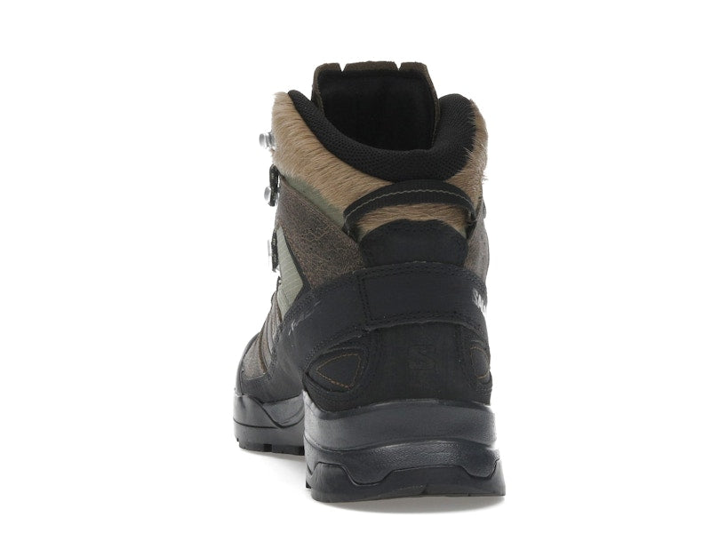 Salomon X-ALP Mid Distressed Leather GTX Dark Earth Black