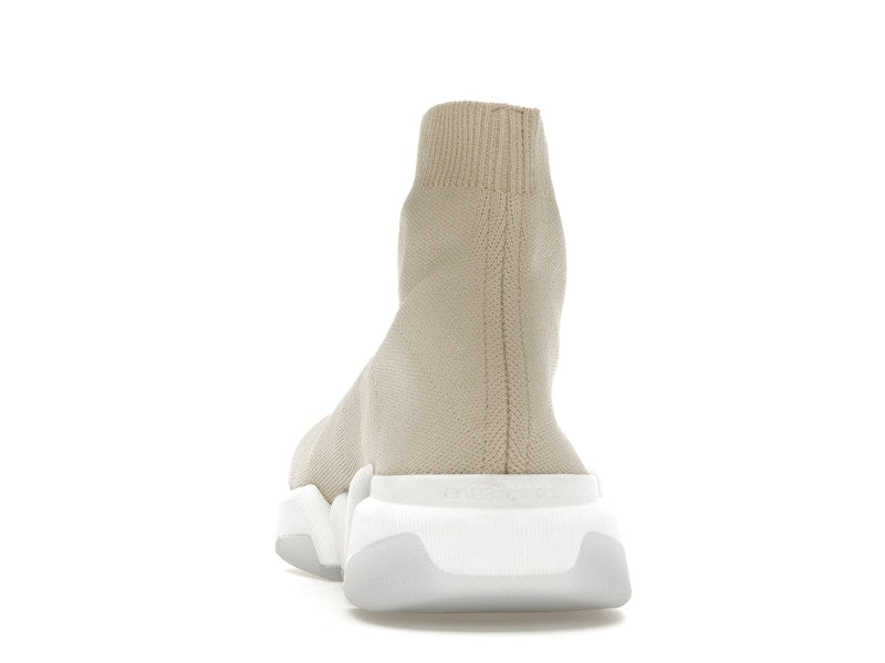Balenciaga Speed 2.0 Recycled Sole Transparent Sole Beige