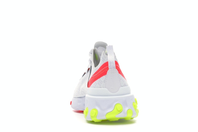 Nike React Element 55 White Crimson Volt