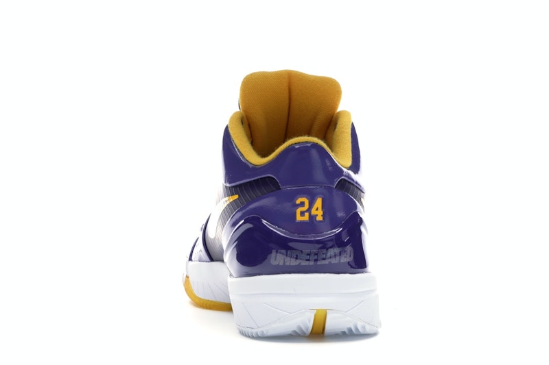 Nike Kobe 4 Protro Undefeated Los Angeles Lakers