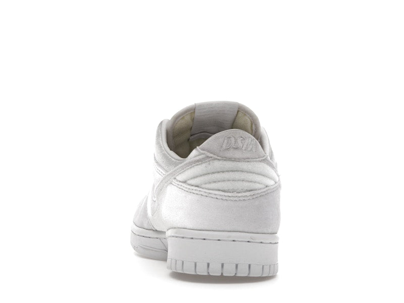 Nike Dunk Low Dover Street Market Triple White Velvet