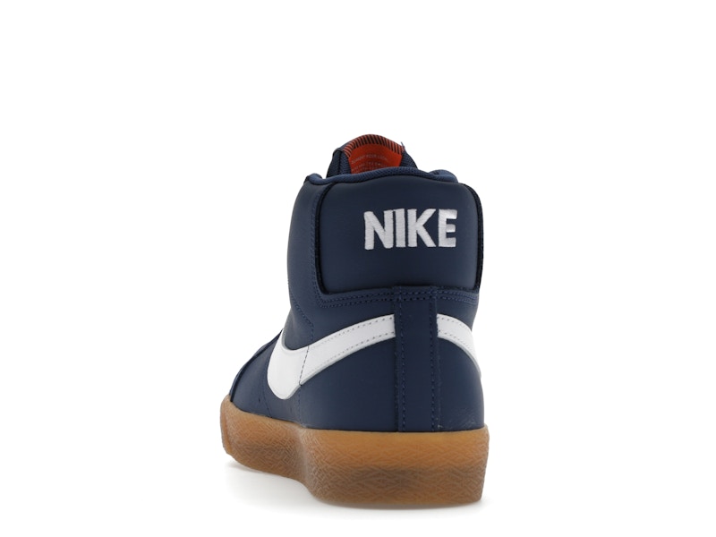 Nike SB Zoom Blazer Mid Orange Label Navy Gum