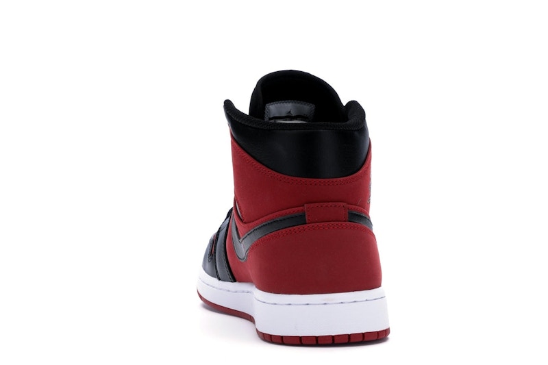 Jordan 1 Mid Gym Red Black