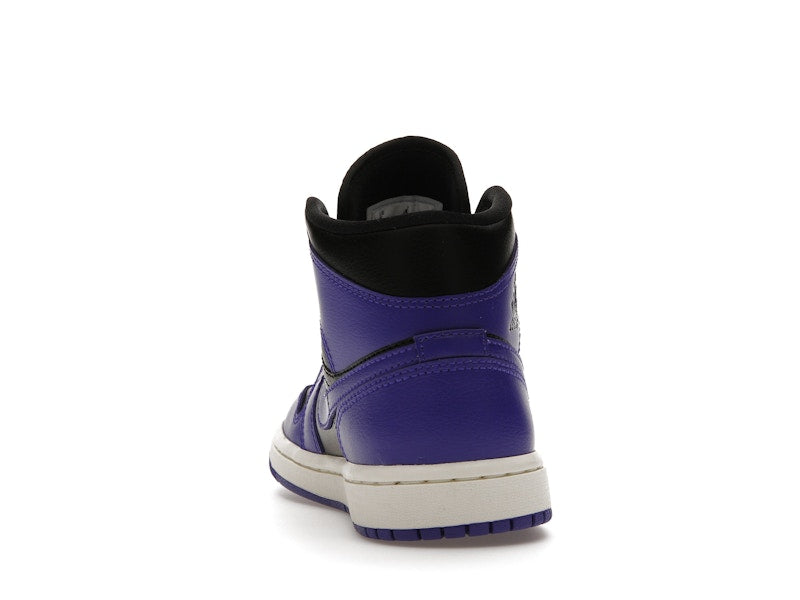Jordan 1 Mid Purple Black (Women's)