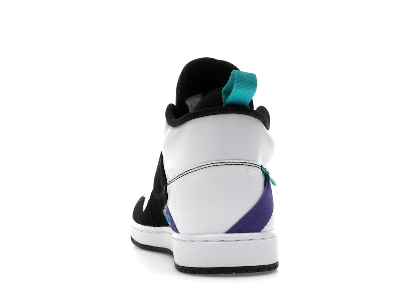Jordan Fadeaway Black White Grape