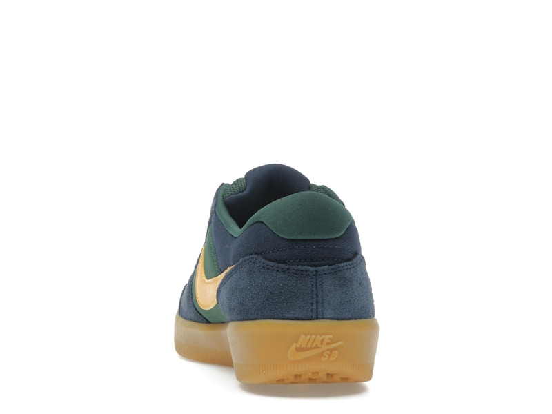 Nike SB Force 58 Midnight Navy Fir Gum Light Brown University Gold