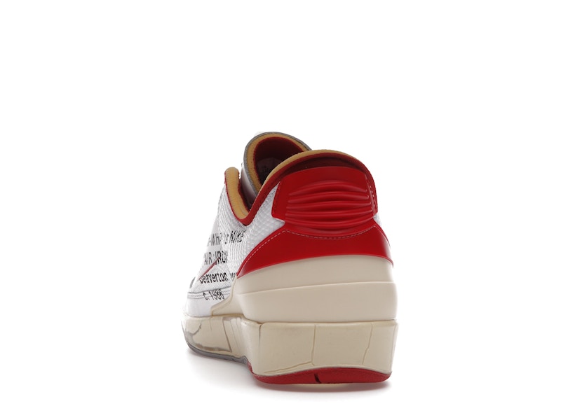 Jordan 2 Retro Low SP Off-White White Red