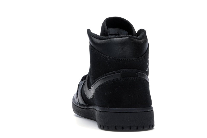 Jordan 1 Mid Triple Black (2018)