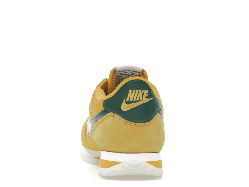 Nike Cortez Textile Yellow Ochre Gorge Green (Women's)