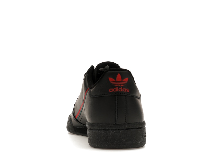 adidas Continental 80 Black Scarlet Green