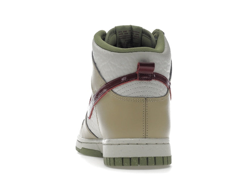 Nike Dunk High Tumbled Tan White Brown (Women's)
