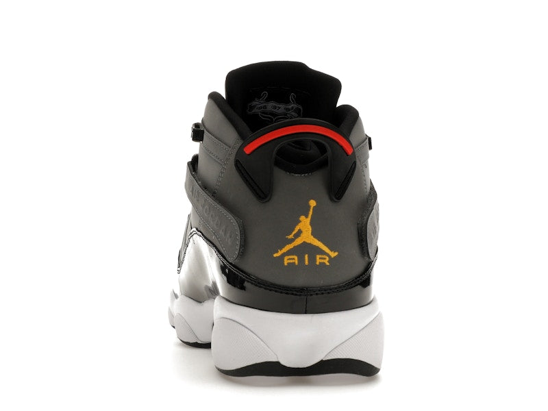 Jordan 6 Rings Smoke Grey Black Red Gold