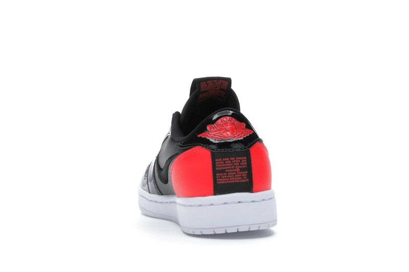Jordan 1 Low Slip Black Hot Punch (Women's)