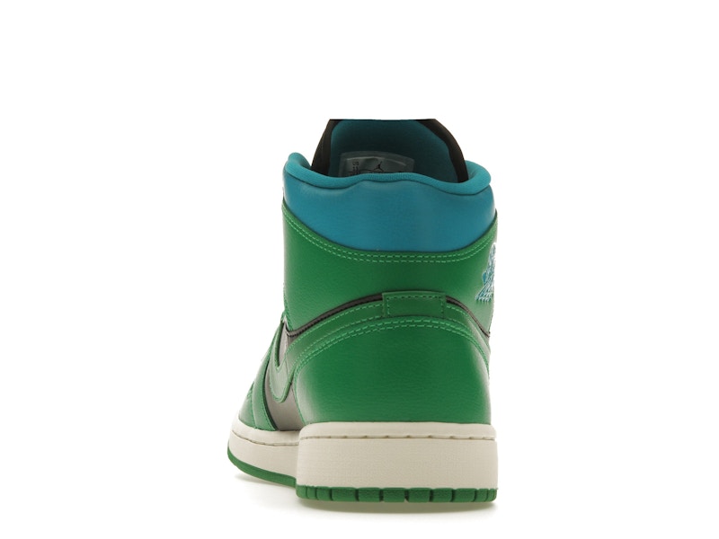 Jordan 1 Mid Lucky Green Aquatone (Women's)