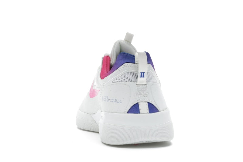 Nike SB Nyjah Free 2 Summit White Pink Blast Racer Blue