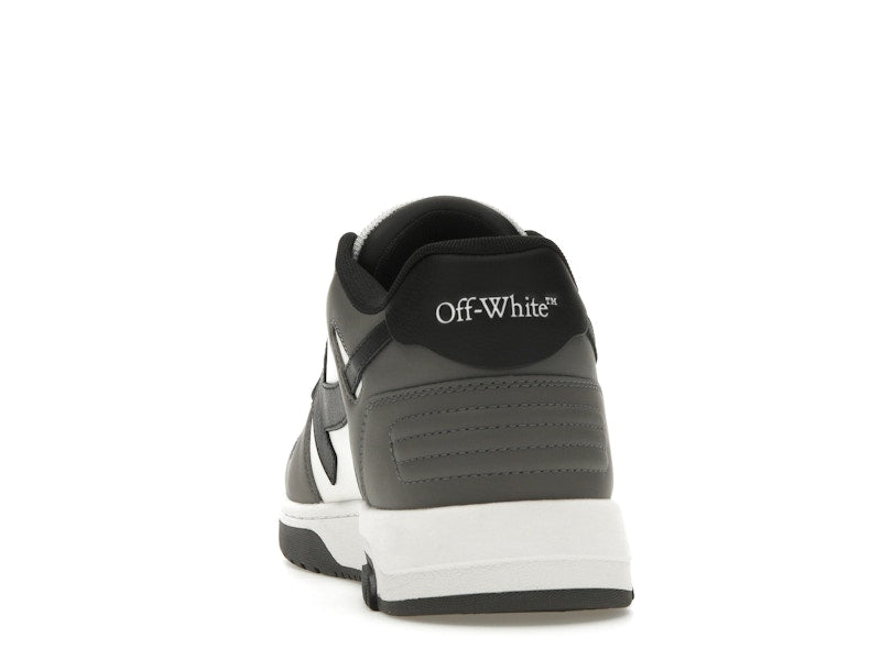 OFF-WHITE Out Of Office OOO Low Tops Dark Gray Black