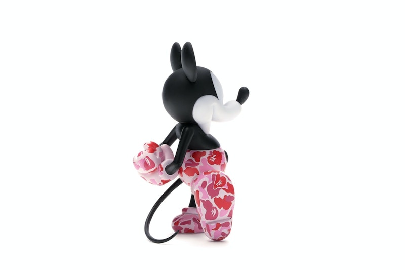 BAPE x Mickey Mouse 90th Anniverary Figure Red Camo
