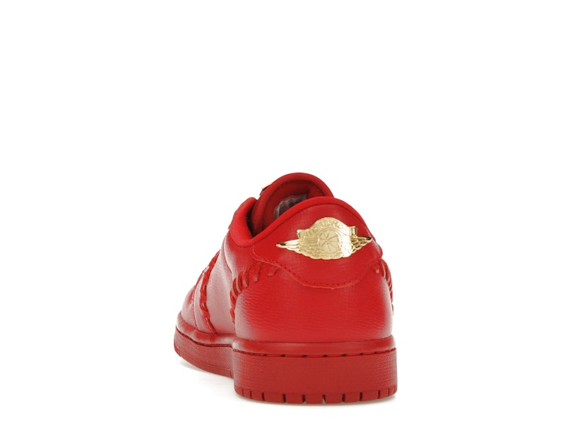 Jordan 1 Low Method of Make Gym Red Metallic Gold (Women's)