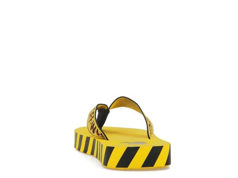 OFF-WHITE Industrial Flip Flops Yellow SS21
