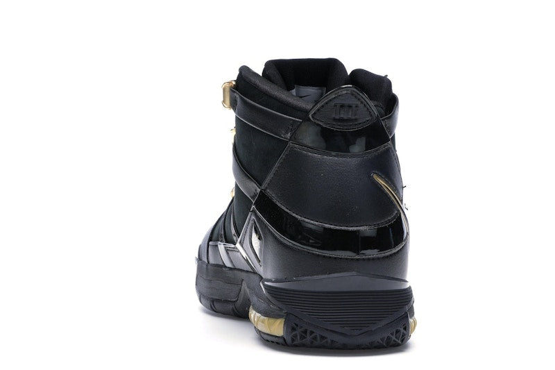 Nike LeBron Zoom 3 Black Metallic Gold