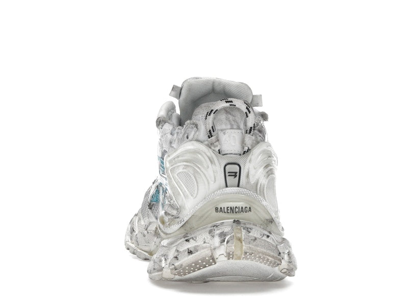 Balenciaga Runner Graffiti White Blue