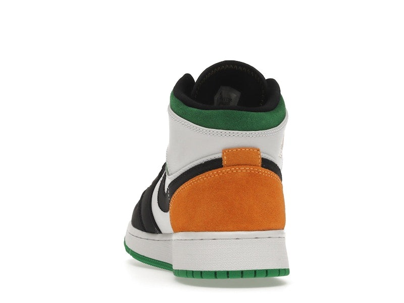 Jordan 1 Mid SE White Laser Orange Lucky Green (GS)